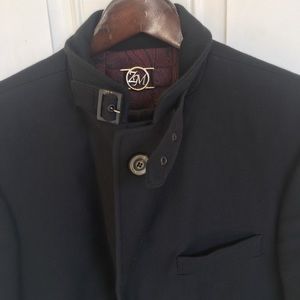 Zara Man Long Black Coat